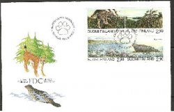 Finland Finlsnde Finnland 1995 Nature Endangered Animals Joint issue with Russia FDC
