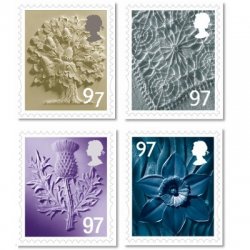 Great Britain United Kingdom 2014 Regional symbols definitives set of 4 stamps MNH