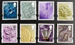 Great Britain United Kingdom 2010 Regional symbols Definitives full set of 8 stamps MNH