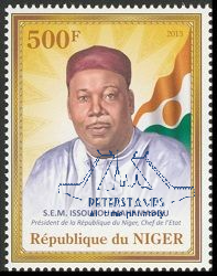 Niger 2013 Mahamadou Issoufou President of Niger stamp MNH