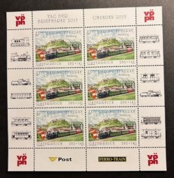 Austria Österreich L'Autriche 2013 Stamp Day Train on Salzburg railway sheetlet MNH