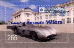 Austria Österreich L'Autriche 2009 Super car 100th Anniversary of the Technical Museum in Vienna block MNH