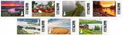Finland Finnland Finlande 2024 National landscapes Bridges Sea Arctic etc Posti set of 7 stamps MNH