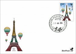 Lithuania Litauen Lituanie 2024 Olympic games Paris Olympics LT team awards BeePost stamp FDC