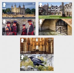 Great Britain United Kingdom 2024 Tower of London set of 6 stamps MNH