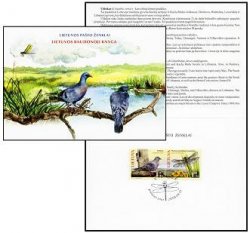 Lithuania Litauen Lituanie 2010 Red Book Birds Insects Dove Dragonfly RARE special official booklet
