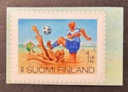Finland Finnland Finlande 2013 "Crazy Finns" National sports Swamp football stamp MNH