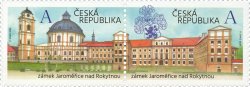 Czech Tschechien Tchèque 2024 Jaroměřice nad Rokytnou Chateau strip of 2 stamps MNH