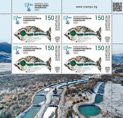 Kyrgyzstan 2023 International Year of Artisanal Fisheries and Aquaculture 2022 KEP Sheetlet with label MNH