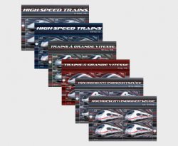 UNO 3 Post offices 2024 High speed trains of the World Full set of 6 sheetlets MNH