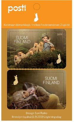 Finland Finlande Finnland 2019 Trip to forest Children and mammals pets block MNH