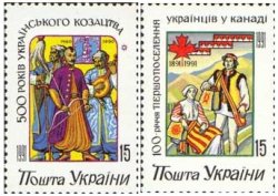 Ukraine 1992 Ethnography and history First stamps after Independence return Set of 2 stamps MNH