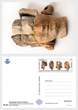 Spain Espagne Spanien 2024 Archeology Tartesian Remains From The Turuñuelo Houses Site Stationary Postcard