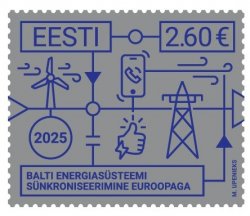 Estonia 2025 Integration of the Baltic States into the European electricity system Stamp MNH
