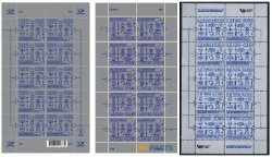 Estonia Latvia Lithuania 2025 Integration of the Baltic States into the European electricity system Joint issue Set of 3 sheetlets MNH