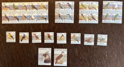 Philippines 2007 Birds Definitives Set of 32 stamps MNH