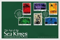 Isle of Man IOM Great Britain 2025 Europa CEPT Age of the Sea Kings Archeology Set of 6 stamps FDC