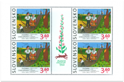 Slovakia 2025 Painting Art Naïve art from Kovačica in Vojvodina block / sheetlet MNH
