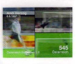 Austria Österreich L'Autriche 2008 EURO UEFA Football soccer Andri Herzog Block MNH