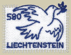Liechtenstein 2025 The dove of peace Joint issue special stamp MNH