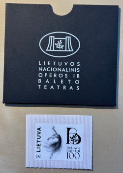 Lithuania 2026 National ballet 100 ann Special limited edition stamp MNH