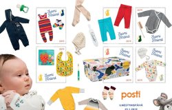 Finland 2019 Social package for a newborn Set of 6 stamps in block MNH