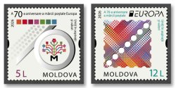 Moldova Moldavia 2026 Europa CEPT 70 ann Joint issue Set of 2 stamps MNH