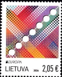 Lithuania 2026 Europa CEPT 70 ann Stamp MNH