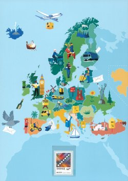 Sweden 2026 Europa CEPT 70 ann Joint issue Special collector sheet with stamp MNH
