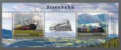Austria 2026 Railways Steam-powered trains Limited edition set in block MNH