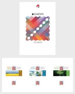 Portugal Azores Madeira 2026 Europa CEPT 70 ann Full set of 3 stamps and 3 blocks in special official folder