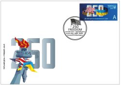 Ukraine 2026 USA Independence 250 ann FDC