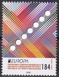 Macedonia North 2026 Europa CEPT 70 ann Stamp MNH