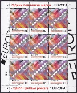 Macedonia North 2026 Europa CEPT 70 ann Sheetlet MNH