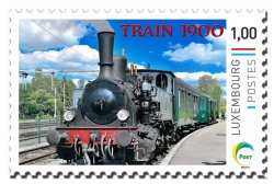 Luxembourg 2022 Museum train 1900 Railways Stamp MNH