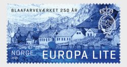 Norway 2026 Blaafarvevaerket 250 ann Stamp MNH