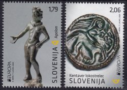 Slovenia 2025 Europa CEPT Archeology Set of 2 stamps MNH