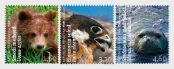 Croatia 2011 Fauna Bear Eagle Seal Set of 3 stamps MNH