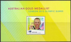 Australia 2012 Olympic games London Olympics champion Jared Tallent Special release block MNH
