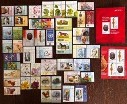 Moldova Moldavia 2025 Stamps block and special minisheet for booklet full Year set MNH