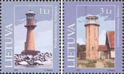 Lithuania 2003 Lighthouses Set of 2 stamps MNH
