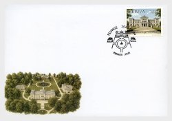 Lithuania 2026 Lithuanian Heritage Manor Houses Plungė FDC
