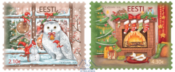 Estonia 2026 Christmas Set of 2 stamps MNH