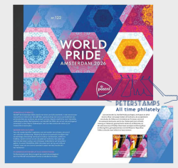 Netherlands 2026 WorldPride Amsterdam Limited edition special block in booklet MNH