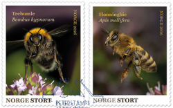 Norway 2026 Insects Honey bees Set of 2 stamps MNH