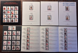 Estonia 1994 - 2005 National costumes Full set of 24 MNH stamps for 12 Years (before Euros) in RARE special official folder with a detailed description