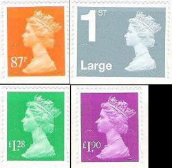 UK. Definitive. Tariffs 2012. Set 4st (stickers)