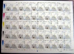 Spain - Russia. Joint issue. Architecture. Sheetlet 25 strips, Type 2