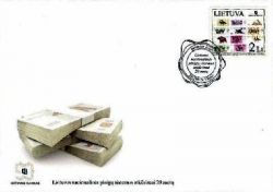 Lithuania. The 20th anniversary of the restoration of an independent monetary system. FDC