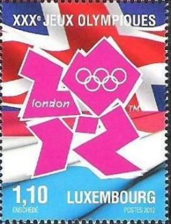 Luxembourg. XXX Olympic Games in London 2012. Stamp (1)